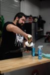 White Hex-Logic Light-Medium Polishing Pad